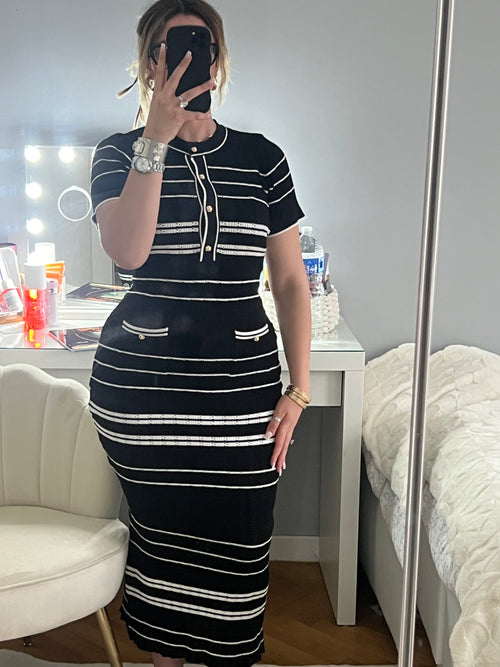 Robe letícia en noir